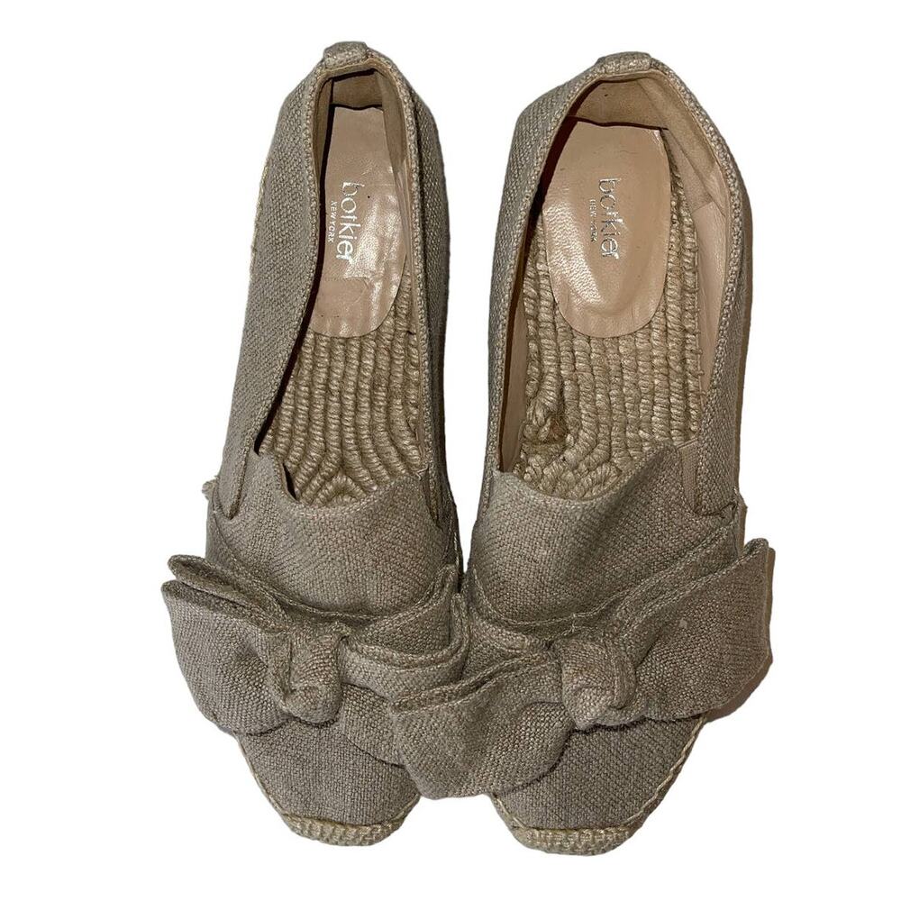 Botkier Wesley Beige Canvas Platform Espadrilles … - image 6